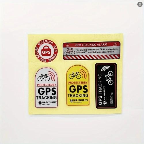 

Светоотражающая наклейка-предупреждение для велосипеда, наклейка-сигнализация с GPS-трекингом, противоугонная наклейка для мотоцикла, скутера, автомобиля, предупреждение, оптом