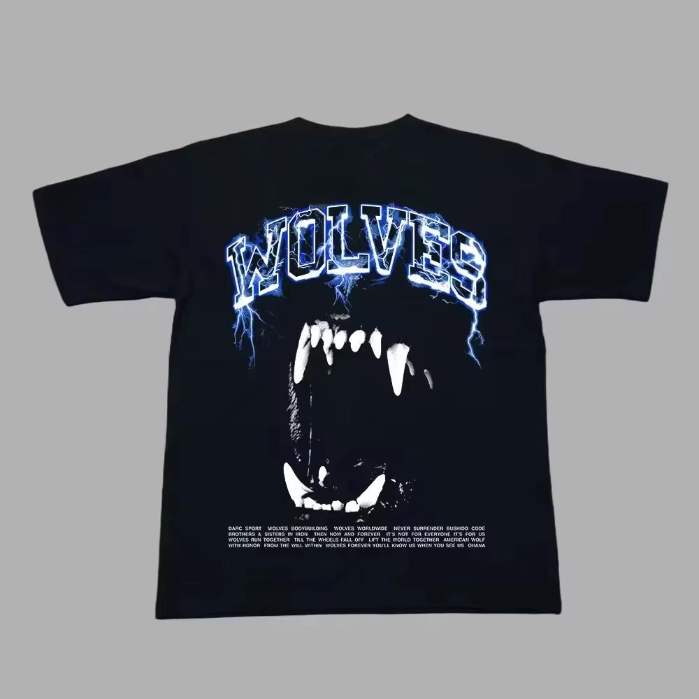 Mens Oversize T Shirt Darcsport Vintage Outdoor Tee Hip Hop Streetwear Loose