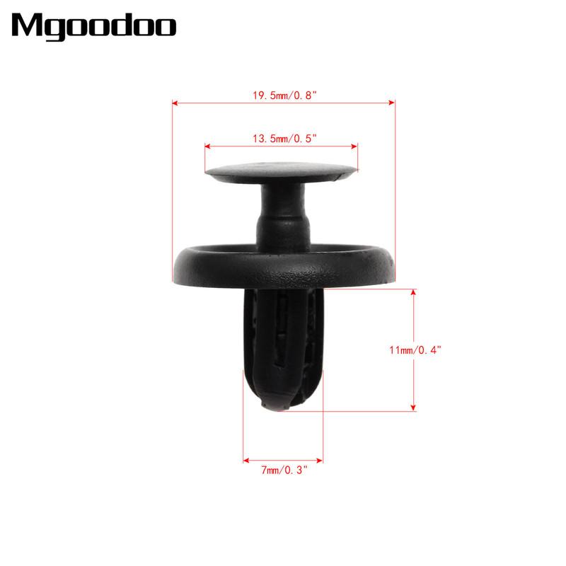 20Pcs Plastic Rivet Fastener clip 7mm hole Bumper Fender Retainer clips for Suzuki Grand Vitara SX4 Swift X-90 XL-7 for Mazda