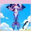 Mermaid Kite With Polyester Fabric And Glassfiber Frame For Outdoor Flying And Gift For Kids