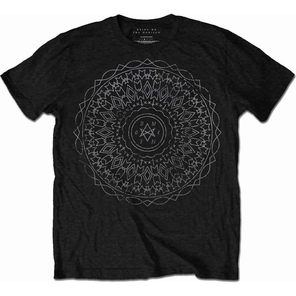 Bring Me The Horizon Kaleidoscope T-Shirt Black New M