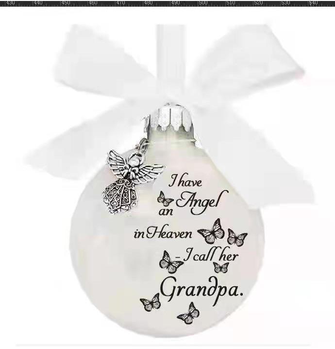 Luxury Butterfly Modern Round Keepsake Ball For Family Celebrations Christmas On