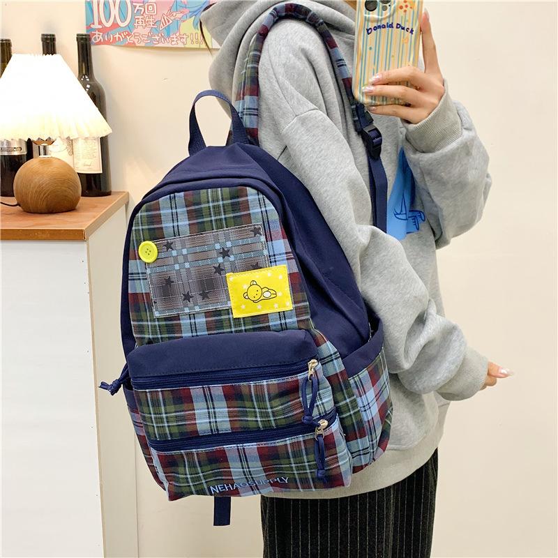 Schoolbag cute small fresh simple backpack new light casual versatile sweet backpack light commuter student bag