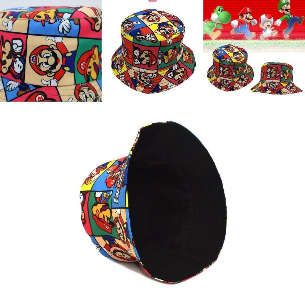 Super Mario Print Fisherman Hat For Men And Women Durable And Stylish Basin Hat