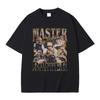Master Baiter Fish Fishing Funny Meme T Shirts Men Women Casual Vintage Cotton Short Sleeve Oversized T-shirt Streetwear Unisex