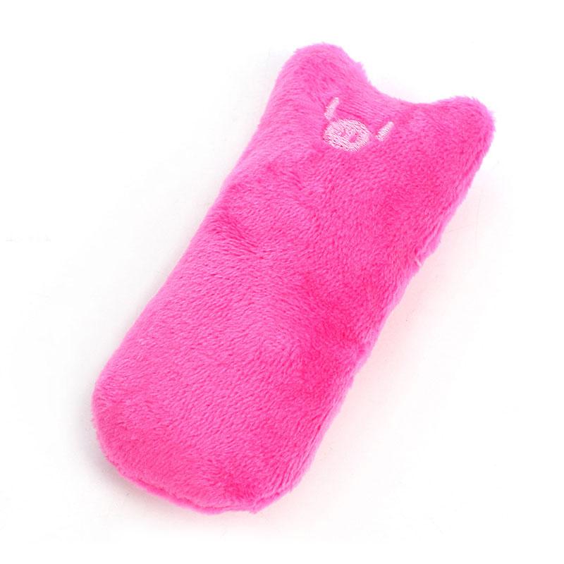 

Игрушки с кошачьей мятой для скрежета зубами Милые Смешные Интерактивные Плюшевые Скрежет зубами Релаксация Кошка Жует Голосовая Игрушка Устойчивые к укусам Игрушки для питомцев розовый