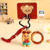 Cartoon Cute Butter Bear Keychain Pendant  Car Keychain Novelty Exquisite Kawaii Backpack Decoration Accessories Gifts