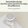 Electric Soft Body Bath Brush Shower Scrubber Double Handle Back Rubbing Machine Long Handle Cleaning Brush Bathroom