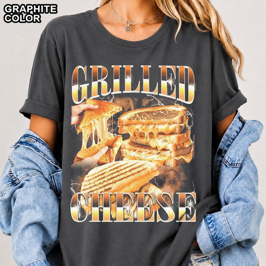 Grilled Cheese, Food Lover Shirt, Comfort Colors, Bella & Canvas, Gildan Tee and SweaT-Shirt FD