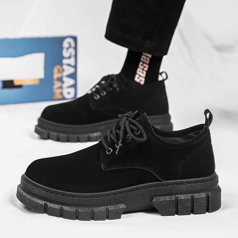 

Модные туфли дерби мужские 2025 осень новые британский стиль повседневные кожаные туфли мужские нарядные деловые повседневные кожаные туфли zapatos para hombre 44