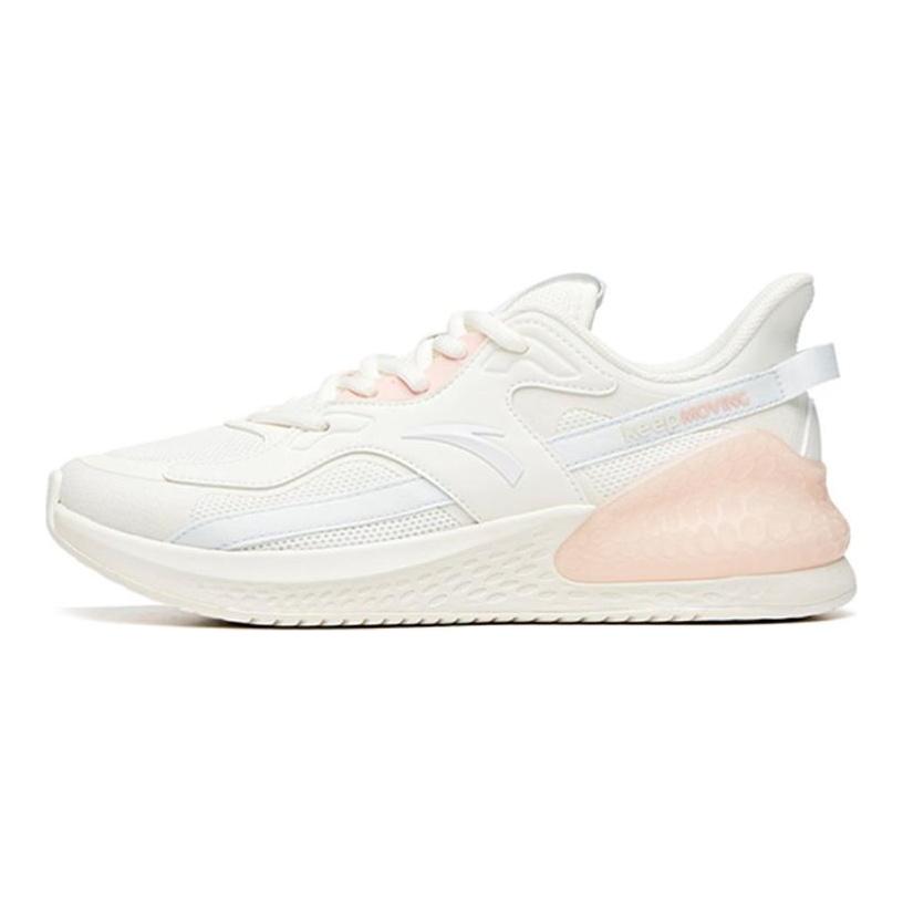 Anta C37° Comfortable Lightweight Abrasion Resistant Low Top Running Shoes Women's Gray 922035533-1