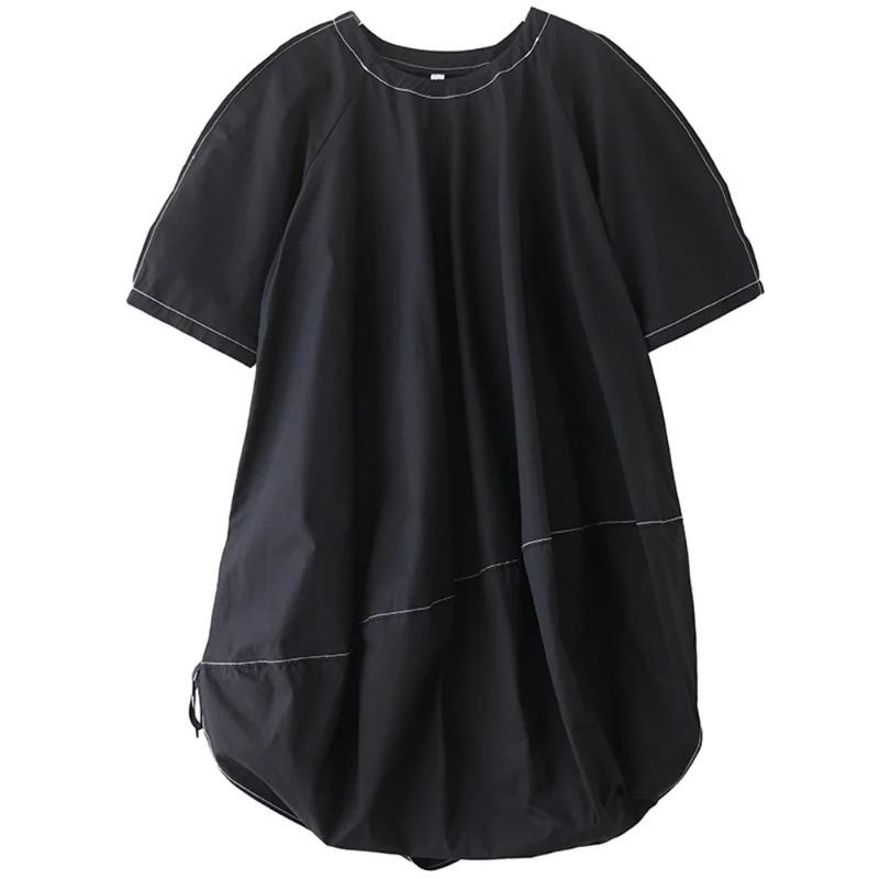 XITAO Asymmetrical O-neck Pullover Dress ZMY1391