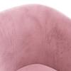 Vidaxl Club Armchair, Pink, Upholstered In Velvet