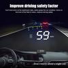 A900 OBD Car Head Up Display OBD2 HUD Windshield Projector Water Temperature Voltage Engine RPM MPH KMH With Overspeed Warning