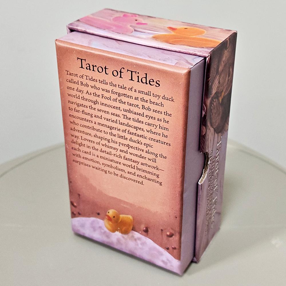 Tarot of Tides: The Adventures of A Duck Named Bob 12*7cm ―Unique 78-Card Tarot Deck In Rigid Box - Double-embossed Cardstock