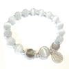 High-Value Retro Faux Cat's Eye White Moonlight Beaded Bracelet - Versatile Forest Style Gift