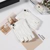 Women's Korean Style Fashion PU Leather Fingerless Gloves for Cycling, Driving & Outdoor Activities