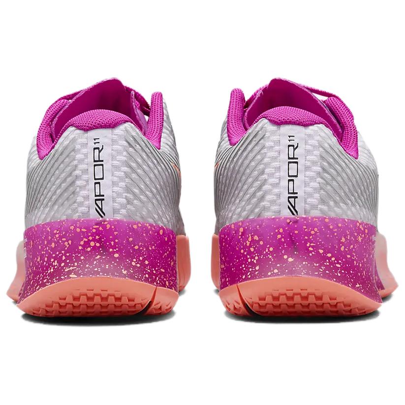 Nike Court Air Zoom Vapor 11 Premium HC NYC Tournament Pack Women Sneakers Silver Barely-Grape Vivid-Grape FQ7266-500