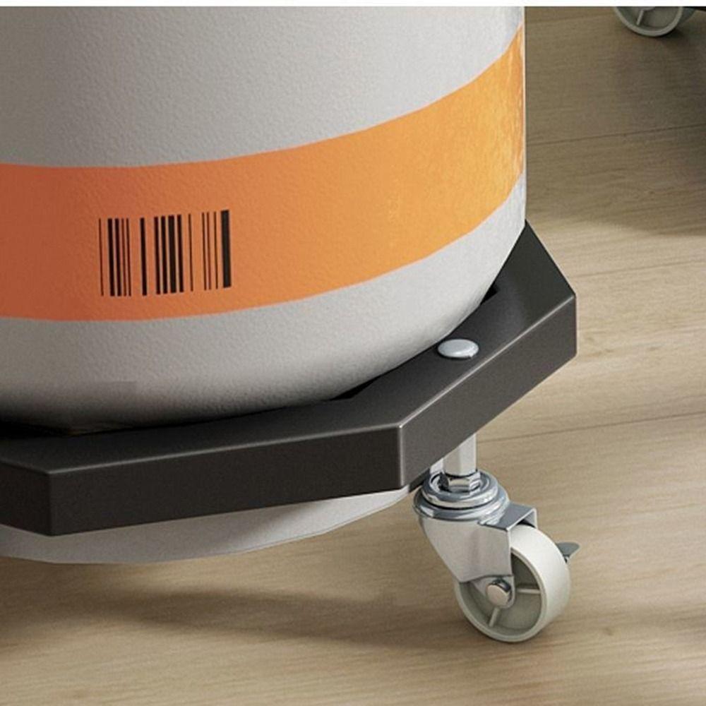 Movable Mobile Propane Tray Brake Fixed Tank Roller Stand Convenient Cylinder Holder  Home
