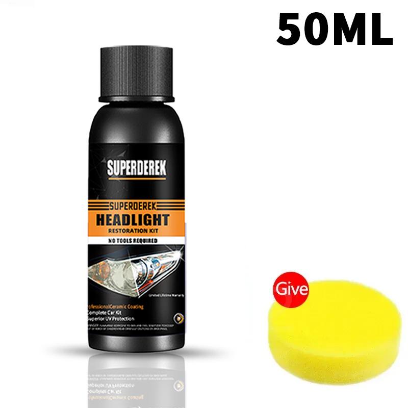 Headlight Polish Headlight Restoration Polish Kit Liquid Vaporizer Polymer Liquid Anti-scratch Scratch Clean Maintenance