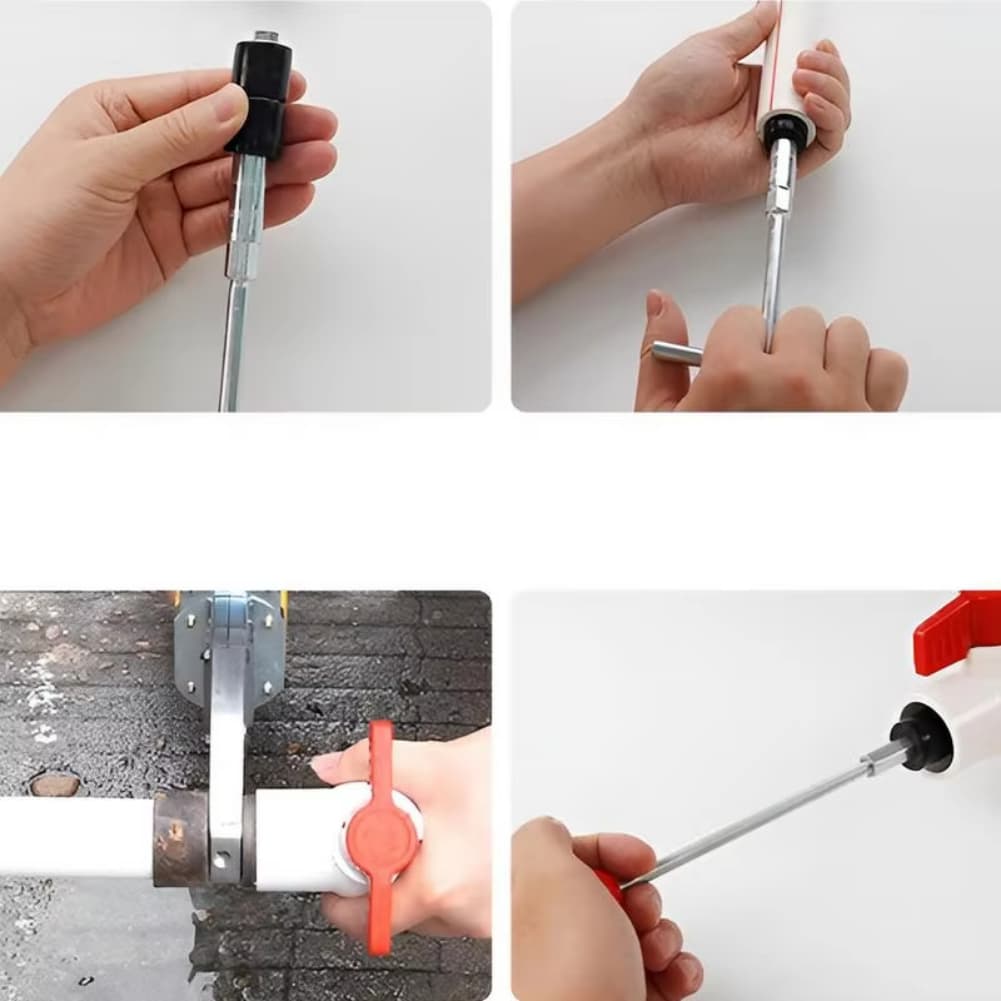 Pipe Plugging Tool Stainless Steel Pipe Water Stopper For Plumbing Systems Water Shut-off Quick Leak Repairs
