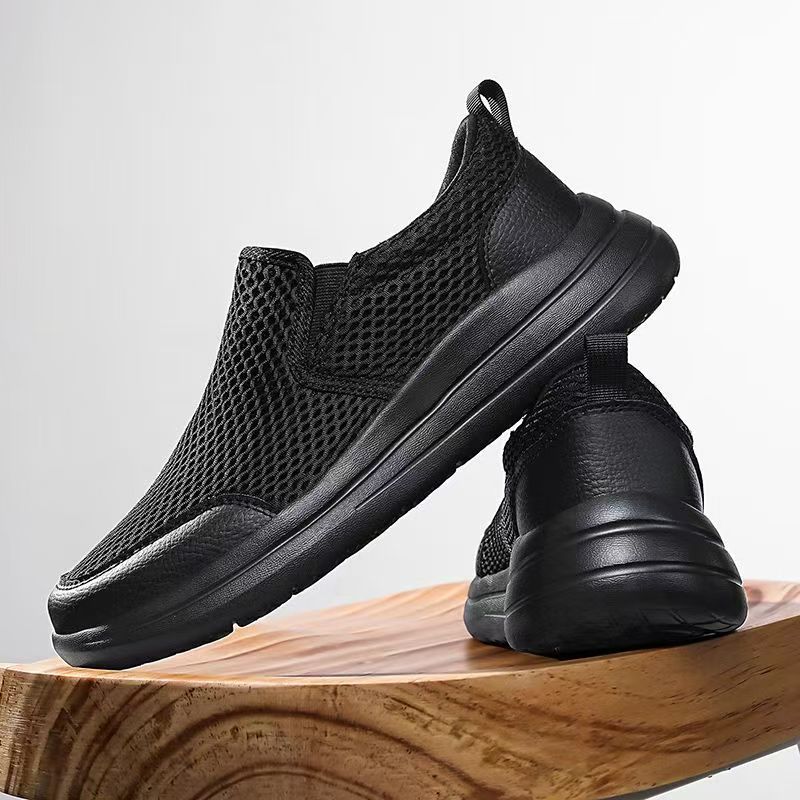 Fashion Splicing Sports Man Shoe Young Students Mesh Sneakers Adults Elegant Comfortable Non-leather Deals Walking Casual Shoes for Men