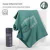Men's Mid-Waist Breathable Massage Boxer Briefs with Negative Ion Crotch