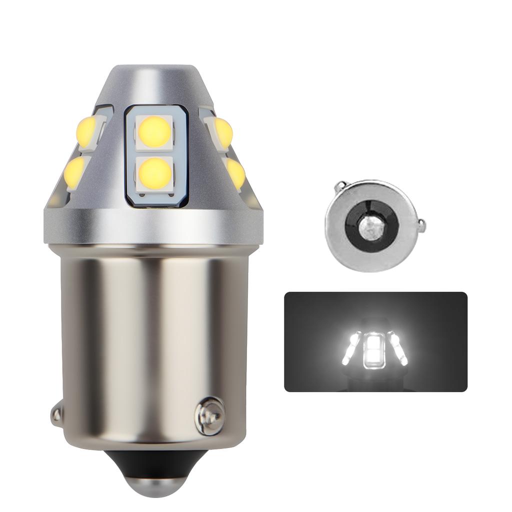 2PCS T20 7440 W21W WY21W 1156 BA15S BAU15S LED Bulbs P21W PY21W Car Light Turn Signal Light 12V Canbus White Red Automotive