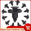 50 Stück/Set Auto Stoßstange Kotflügel Druckniet 8mm Halter Kunststoff Auto Befestigungsclip für Universelle Auto Nietbefestiger