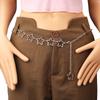 European Fashion Single Layer Star Decor Waist Chain With Alloy Material For Women And Men