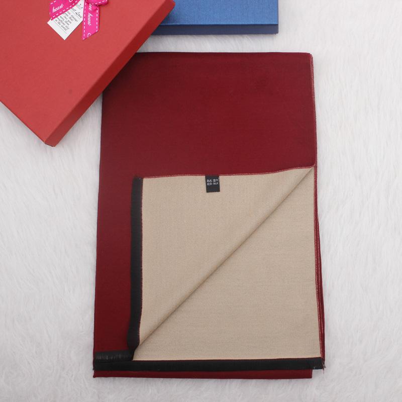 Double-Face Women Cashmere Pashmina Solid Shawls And Scarves Thicken Warm Wrap Winter Woman Scarf Thick Blanket Design