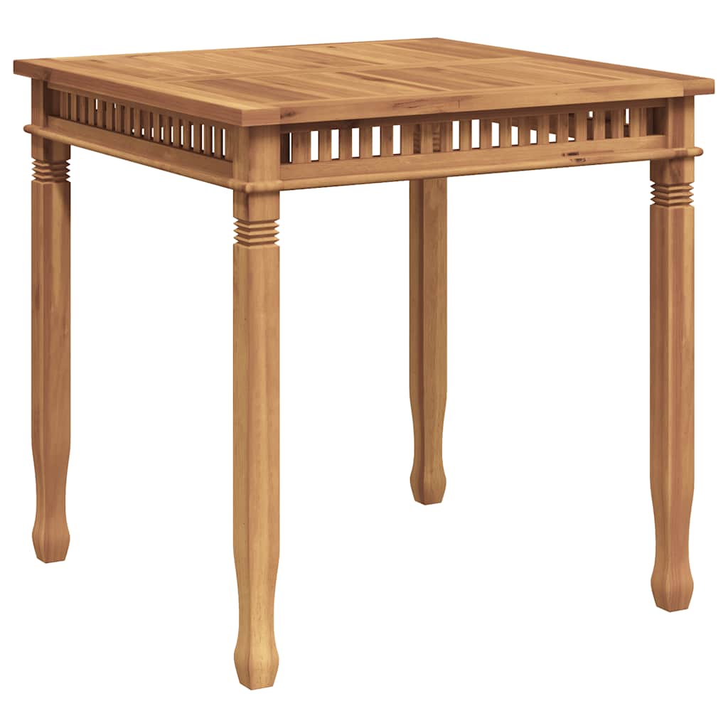 Garden Dining Table 80 x 80 x 80 cm Solid Teak Wood