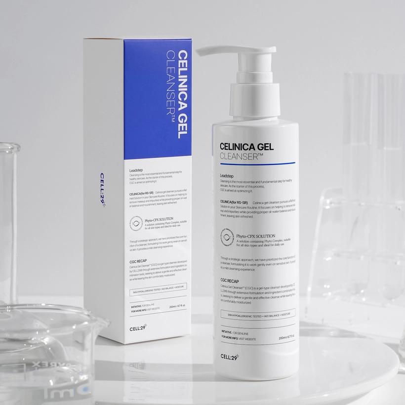 CELL29 AHA Cellinica Gel-Reiniger Sanfter Peeling-Gesichtsreiniger 200ml