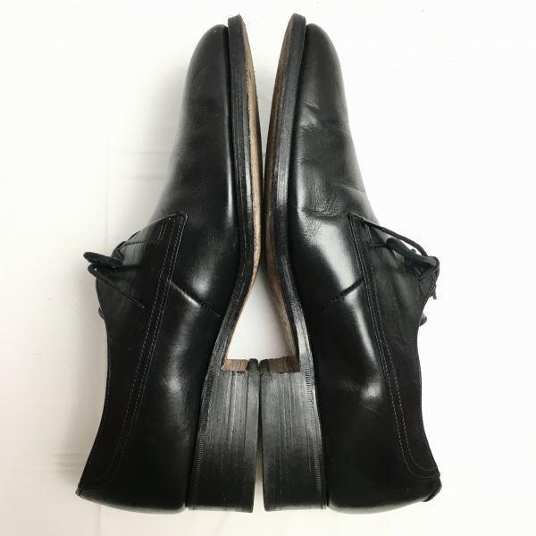 Loake Made In England Vintage Plain Toe Business Shoes Black Size 6EEE / 24.5-25.0cm Men's(USED)