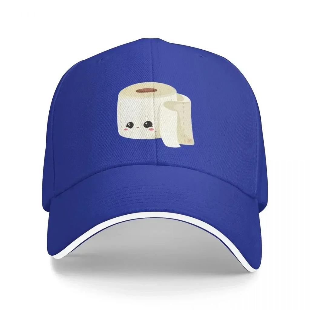 Kawaii Toilet Paper Baseball Cap western Hat Sunscreen Unisex Womens
