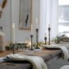 Vintage Metal Candlestick Holders, Set of 3 Bronze Candle Holders for Candlesticks Antique Taper Candle Stands Candle Sticks Holder for Housewarming