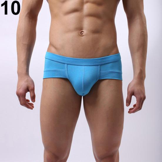 Männer Sexy Atmungsaktive Unterwäsche Slips Boxer Ausbuchtung Beutel Hosen Trunks Unterhose