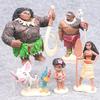 Captivating Moana 6 Pcs Action Figures Dolls Ideal For Playtime And Decoration