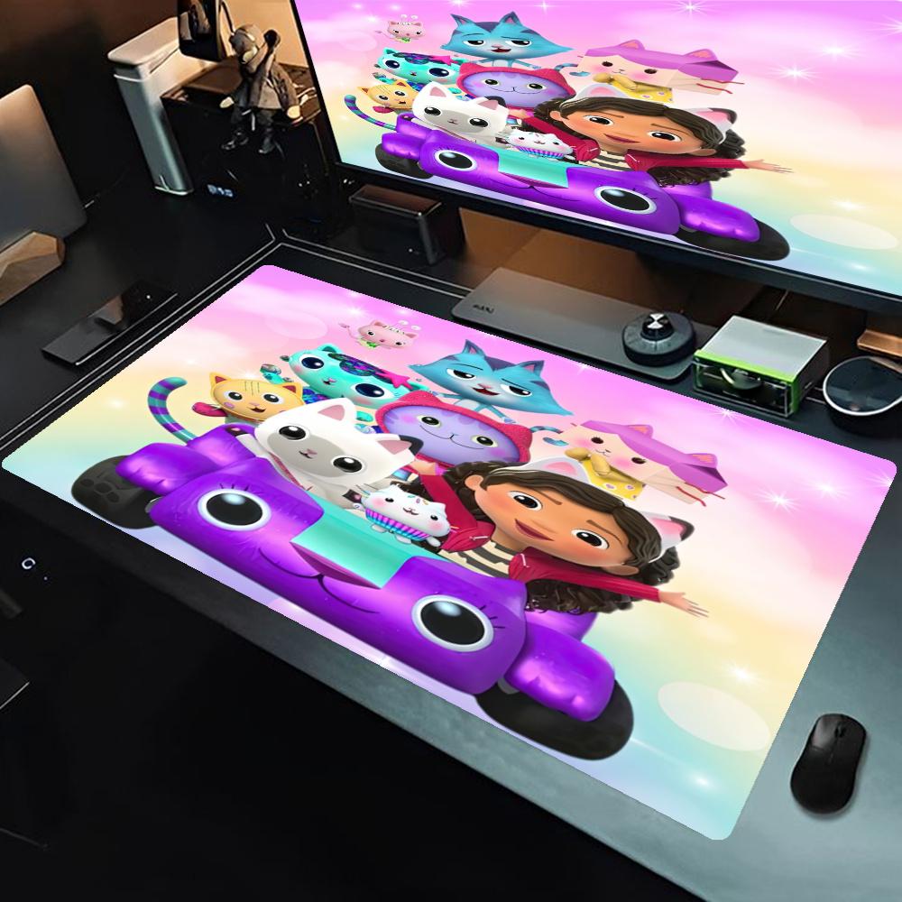 Colorful Friends Adventure Large Mouse Pad Gaming Laptop Mouse Pad Computer Desk Mat Nonslip Rubber Bottom Suitable For Office Gaming Pc Laptop