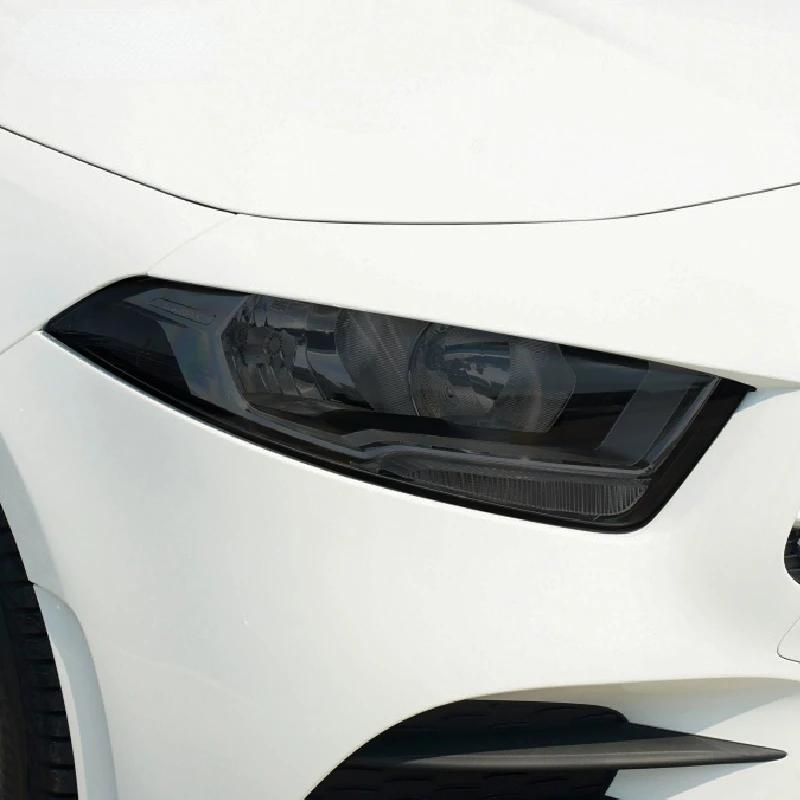 Für Mercedes Benz A-Klasse W176 W177 A45 A35 AMG 180 Auto Scheinwerfer Tönung Schwarz Schutzfolie Transparent TPU Aufkleber Zubehör VS3