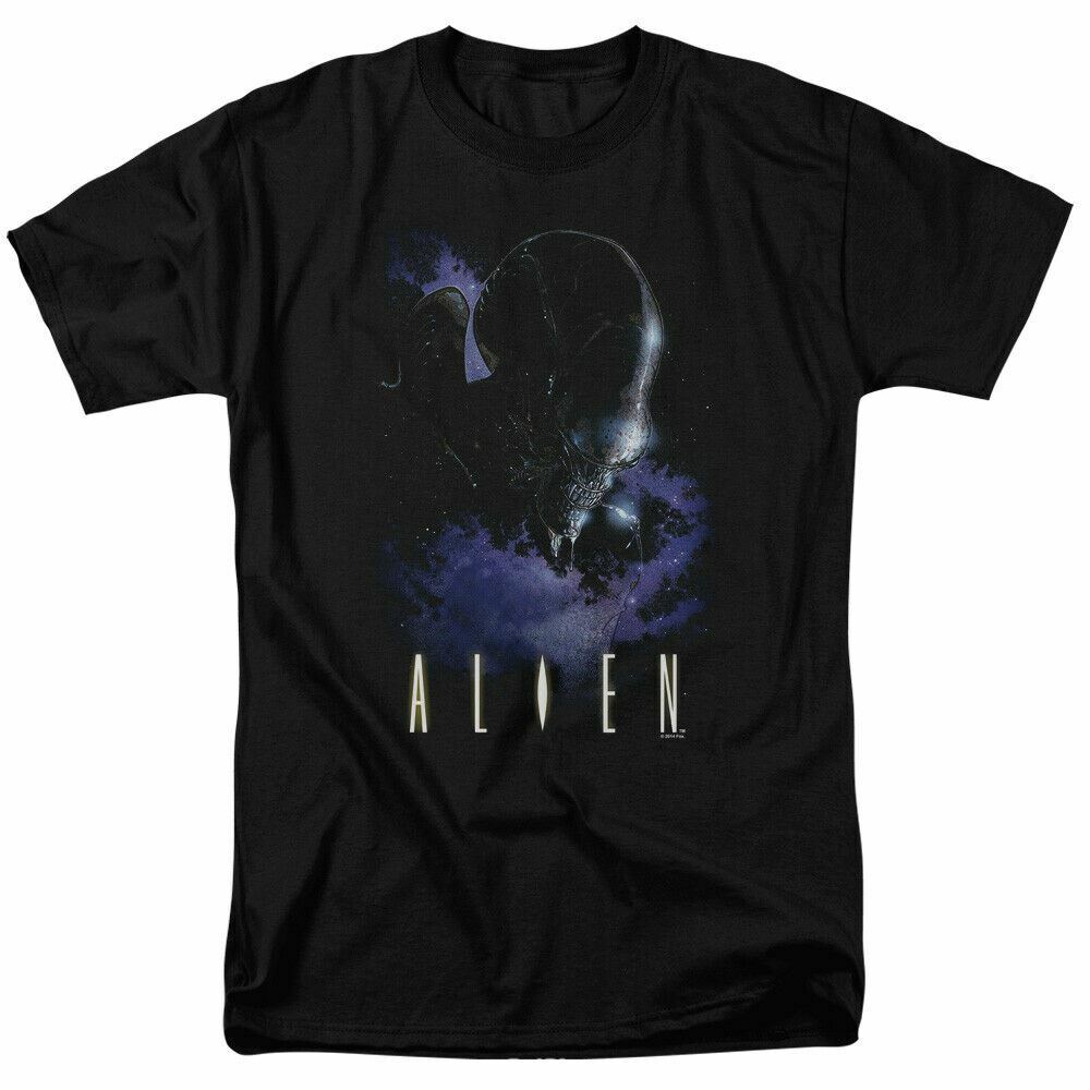 26 Alien In Space T Shirt Licensed Sci-Fi Horror Movie Retro Classic Tee New Black Unisex T-Shirt