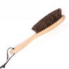 Solid Wood Horsehair Coat Brush Long Handle Brush Coat Cleaning Shoe Brush Horsehair Shoe Brush