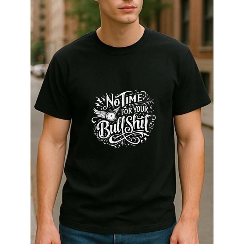 

European sizes Men S Print Short-Sleeve Shirt, Medium Elasticity Fashionable Style, High-Quality Personalized One-Piece T-Shirt, Suitable for Spring 4XL