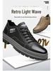 Men's Autumn/Winter Chelsea and Martin Boots: British Style, Thick-Soled Leather, Low/High-Top Work Boots