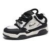 Mode Damen Casual Skateboard Schuhe Dicksohlige Klobige Sneaker Paar Atmungsaktiv Schnürschuhe Vulkanisierte Schuhe Damen Plateau-Sneaker