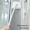 Long Handle Bathroom Cleaning Brush With Soft Scratch Free Scrub Pad For Bathtub Tile Sink Cleaning
