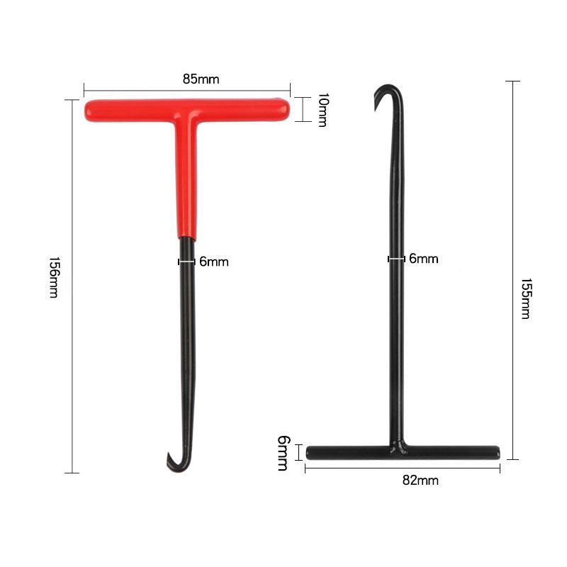 Motorcycle Exhaust Spring Hook T Shaped Handle Exhaust Pipe Spring Puller For Motorcycle Dirt Bike Vehicle Snowmobile Hand Tools