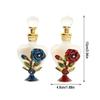 Metallbasis Ätherisches Öl Flasche 5/10ML Parfümflaschen Exquisite Glasflasche Kreatives Geschenk