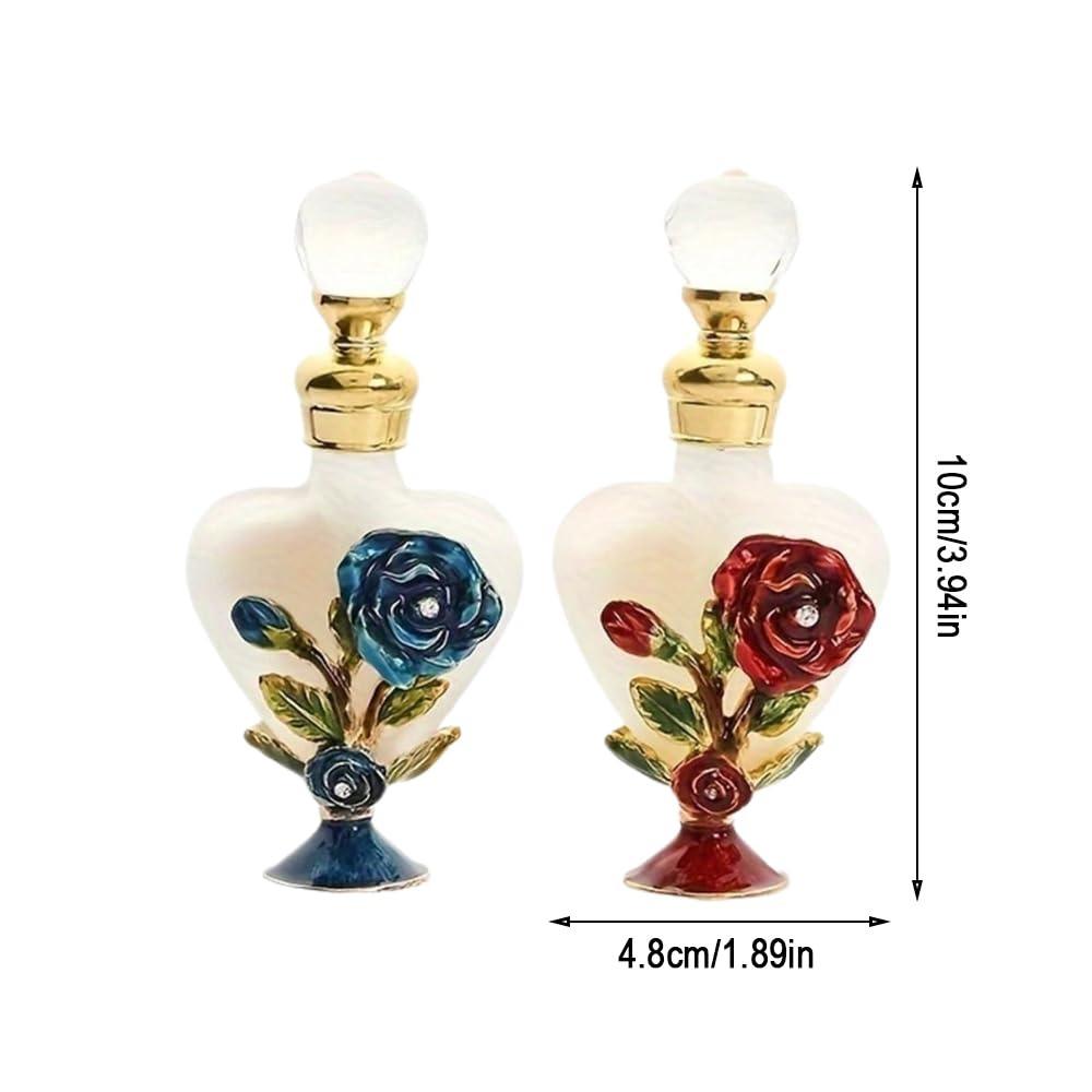 Metallbasis Ätherisches Öl Flasche 5/10ML Parfümflaschen Exquisite Glasflasche Kreatives Geschenk