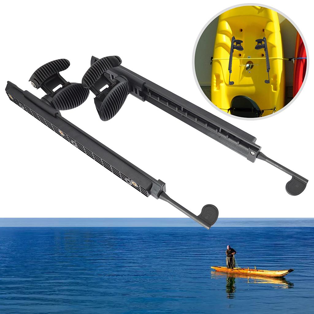 1 Pair Adjustable Kayak Pedal Foot Rest Rudder Control